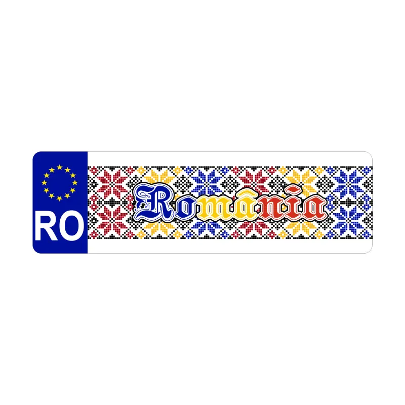Romania, autocolant, dimensiune 200x60mm